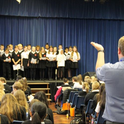 Year 7 Singing competition Sept 2018